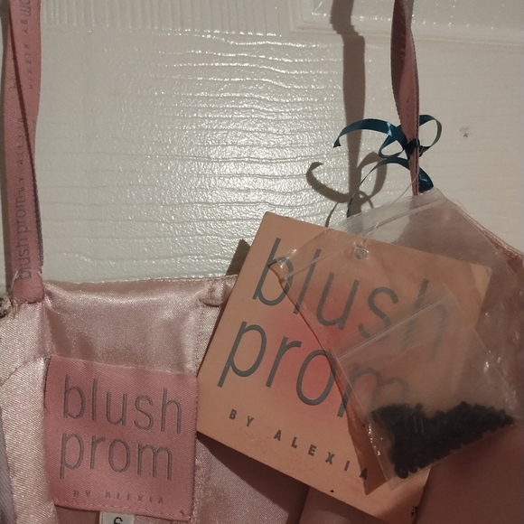 🌟BNWT🌟 🩷pink+black size 6 ball gown🩷 🪩Y2K style PROM DRESS🪩 - Picture 5 of 6